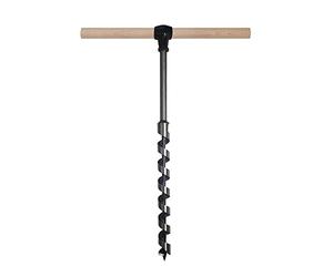 Manual Hand Drill And Hand Wood Auger For Wood Camping Shelter Building, Multipurpose Manual Survival Drill Bit With A Wooden Stick Hand Auger Woodworking Hole Saw Bit To Fix The tent Nails ( Color :
