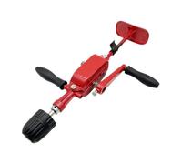 Manual Hand Drill, Chest Brace Hand Crank Drill with Enclosed Gear for Tapping, Drilling & Precision Metalwork
