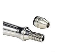 Manual Hand Drill Chuck 0.3-3.5mm, Metal Pin Vise Tool for Jewellery Making Kit, for Mini Drilling for Wood Plastic PCB Crafts Watch Repair Silver