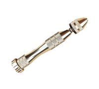 Manual Hand Drill Tool for Wood Bone Polystyrene Slight Turn Drill Set with Aluminum Alloy Compact Manual Screw Hit