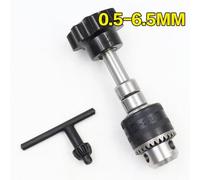 Manual Hand Drill with Adjustable Chuck for Woodworking - Lightweight Alloy Construction, 3/8-24UNF Thread, 0.5-10 mm Clamping Range, for Ideal for Model Building & On-The-Go Tasks (0.5-6.5MM)