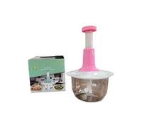 Manual Hand Press Chopper 10 X 14 X 26 Cm - Random Colour
