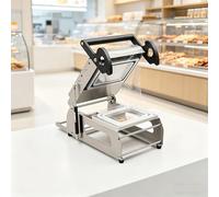 Manual Hand Pressure Food Sealing Packing Machine, Sandwich Tray Heat Sealer for Takeaway Boxes, Fresh Box Sealer for Supermarket