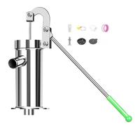 Manual Hand Pump for Groundwater Extraction, Portable Suction Pump for Wells Up to 8m, Complete Accessory Set