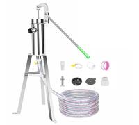Manual Hand Pump for Groundwater Extraction, Portable Suction Pump for Wells Up to 8m, Complete Accessory Set
