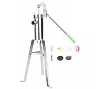 Manual Hand Pump for Groundwater Extraction, Portable Suction Pump for Wells Up to 8m, Complete Accessory Set