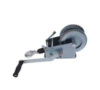 Manual Hand Winch 1134kg Capacity Heavy-Duty Strap Puller for Boat Trailers RVs and Tractors Reliable Lever Solution for Outdoor and Marine Use