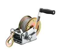 Manual Hand Wire Winch with 350kg Tensile Force 10m Rope Length 3:1:1 Gear Car Boat Trailer Caravan