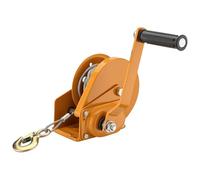 Manual Hand Wire Winch with 540kg Tensile Force 10m Rope Length 4:2:1 Gear Brake Car Boat Trailer