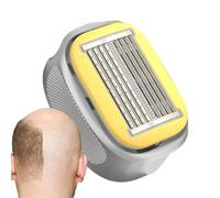 Manual Head Shaver, Waterproof Wet Dry Bald Manual Hair Trimmer - Hair Trimmer Care Device Portable for Scalp Legs Arms Face Daily Use Travel Seniors and Athletes