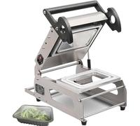 Manual Heat Sealing Machine for Food Packing, Efficient 7~8 Times/Minute Operation, Ideal for Sandwich Trays and Fresh Food Preservation