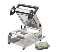 Manual Heat Sealing Machine for Packaging, Adjustable Temperature Hand Press Sealer for Fresh Boxes, Efficient 7-8 Seals/Minute