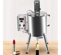 Manual Heating Mixing Filling Machine, 15L/30L 1400W Tirring Tank Lipstick Liquid Paste Filler Lipstick Candle Heat Filler Stainless Steel for Toothpaste, Cosmetic, Cream, Honey, Shampoo 30L