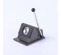 Manual Heavy Duty Circle Cutter - Stainless Steel Graphic Punch Die Cutter for Badge Making, Compatible with Badge Maker Press Machine, Ideal for Paper and Leather
