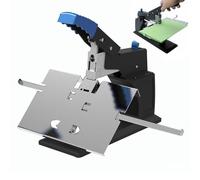 Manual Heavy-Duty Stapler, Desktop A3/A4 Flat/Saddle Stapler with Push Nail Slot Design, 60 Sheet Binding Capacity(Thickness 6.5mm), Labor Saving and Durable, for Office, Business, DIY