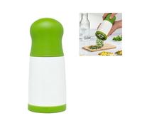 Manual Herb Grinder, Cilantro Chopper, Plastic Rotary Cheese Grater (Green)