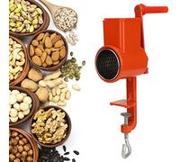 Manual High Hopper Grain Grinder,Nut Grinder,Aluminum Alloy Hand Cranking Manual Milling Machine for Nuts Grain Corn Wheat Oats