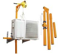 Manual Hoist Tool with 300kg Capacity - 25m Complete Set Easy Installation for Safe & Efficient AC Unit Handling Heavy-Duty Winch Hoist 661LB 20m