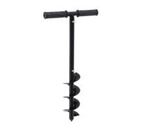 Manual Hole Digger, Garden Auger, Spiral Drill For Soil & Ice, 60Cm No Bending, 10Cm Bit, T-Handle, Lightweight 1.3Kg