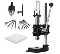 Manual Hole Punch Press Tool with Height Adjustable, Leather Punching Machine for Various Molds, Time-saving and Labor-saving