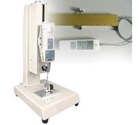 Manual Horizontal Digital Push-Pull Meter, 10-1000n Digital Force Test Bench, With 5 Fixtures, Travel 0-180mm, Can Store 999 Sets Of Data, For Tension & Compression Testing (50N)