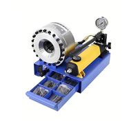 Manual Hydraulic Crimping Machine - Portable Hydraulic Hose Crimping Machine, Handheld Manual Crimper 0.24"-1" Range, High Pressure Tube Press Tool for Repair Shops and Mechanics