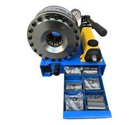 Manual Hydraulic Hose Crimper Kit with 7 Dies, Easy and Safe Operation for Professional Mechanics and DIY Projects