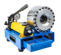 Manual Hydraulic Hose Crimper with 7 Die Sets, 6-25mm Range, 35mpa Pressure, 0.26gal Oil Tank for Efficient Hose Connections