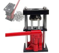 Manual Hydraulic Hose Crimper with10 Dies, Hose Crimping Tool 10-32mm Crimping Range Handheld Tool for High and Low-Pressure Hose(8 Teeth,L)