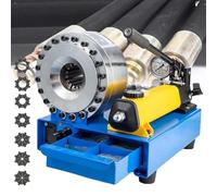 Manual Hydraulic Hose Crimping Machine - 7 Sets of Dies for High-Pressure Hydraulic Hoses, Portable Crimper with 35 Mpa System Pressure