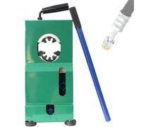 Manual Hydraulic Hose Crimping Machine Portable Hose Crimper with 3-Tooth Tool, Special Shaped Tube Pressing for Industrial & Plumbing Pipes