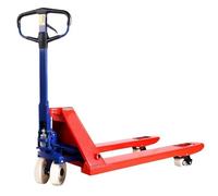 Manual Hydraulic Pallet Jack with Hand Pump, Heavy Duty 5500 Lbs Capacity for Warehouse and Industrial Material Handling, Efficient Lifting and Transport