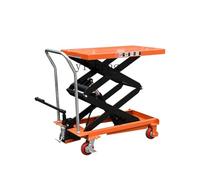 Manual Hydraulic Scissors Lift Table - le Platform Truck for Logistics & Forklift Use, Adjustable Height Scissor Lift for Mold Handling & Transport