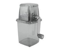 Manual Ice Crusher, Portable Ice Shaver, Hand Operated Shaved Ice Machine for Home, Ice Shaver and Snow Cone Machine for Shaved Ice Fun Drinks (Grey)