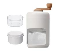 Manual Ice Crusher Smoothie Maker, Portable Snow Cone Machine, BPA Free Ice Slushie Maker for Home, Hand Crank Shaved Ice Machine for Slushies, Snow Cones & Iced Drinks