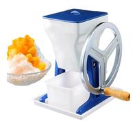 Manual Ice Crusher with Stainless Steel Blade, Quiet Operation for Uniform Crushed Ice, Ideal for Home Cocktails, Parties, and Bars
