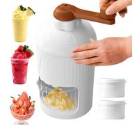 Manual Ice Shaver | Crushed Ice Machine - Portable Smoothies Hail, Crushed Ice Machine With Tray For Kitchen Picnic Outdoor Use