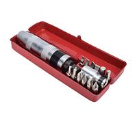 Manual Impact Driver Set 1/2in Square to Hex Adapter Reversible Screwdriver with 12PCS Bits for Loosening Rusted or Frozen Screws in Home or Car Repairs Durable Tungsten Chrome