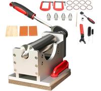 Manual Incense Making Machine, Stainless Steel DIY Tool with 4 Mould Plates (1.5-2.2mm), Buddha Incense Clay Extruder
