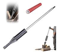 Manual Inertia Wood Splitting Tool, Heavy Duty Handheld Log Splitter with Anti Slip Handle Cover, for Fireplace, Campfire and Outdoor Use