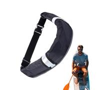 Manual Inflatable Belt Pack | Inflatable Adjustable Flotation Belt - Marine Safety Devices for Survival Paddle Wakeboard Fishing Dock Beach Pool Kayaking Offshore River