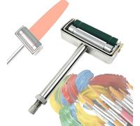 Manual Ink Proofer Applicator, Color Wheel Printing Film, 180/300 Lines, 70mm Print Width, Includes Anilox Roll & Rubber Roller for Ink Production