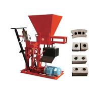 Manual Interlocking Brick Making Machine for Soil and Cement - Strong, Easy to Use, and Perfect for Small Business or Community Construction Projects