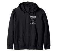 Manual Is A Lifestyle Vintage Manuals Cars Auto Collector Zip Hoodie