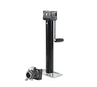 Manual Jack 5000Lbs 10 Inch Side Wind Lift Pipe Mount Swivel Trailer Jack Stands Support Legs Corner Steady Camper Parts Welded by Customer Trolley