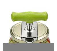Manual Jar Opener 10.3 x 4.2 x 6.8 cm 100 g - Stainless Steel Kitchen Accessory with Non-Slip Handle, Adjustable, Ideal for the Elderly, Home, Travel, Camping