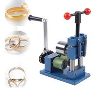 Manual Jewelry Bending Machine, Hand Crank Ring Bracelet Bending Machine, Making DIY Tool, Spoon Ring Making Kit & Bracelet Rolling Tool for Processing Gold Silver Ring Bracelet Earring