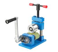 Manual Jewelry Press Rolling Mill, Bracelet Bending Machine with T-Bar and Roller Handle, Ring Bender for Metalworking