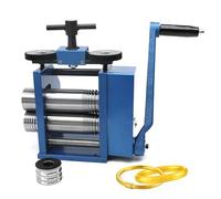 Manual Jewelry Press Tabletting Tool, Manual Rolling Mill Machine, Combination Rolling Mill, 0.03mm-6.5mm Press Thickness and Durable Steel Materiel, for Metal Jewelry Sheet Jewelry Studio