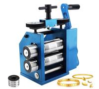 Manual Jewelry Rolling Mill, 4 in 1 Gear Ratio 1:6 Wire Roller for Metal Sheet and Wire Rolling, Jewelry Press Tool for DIY Projects
